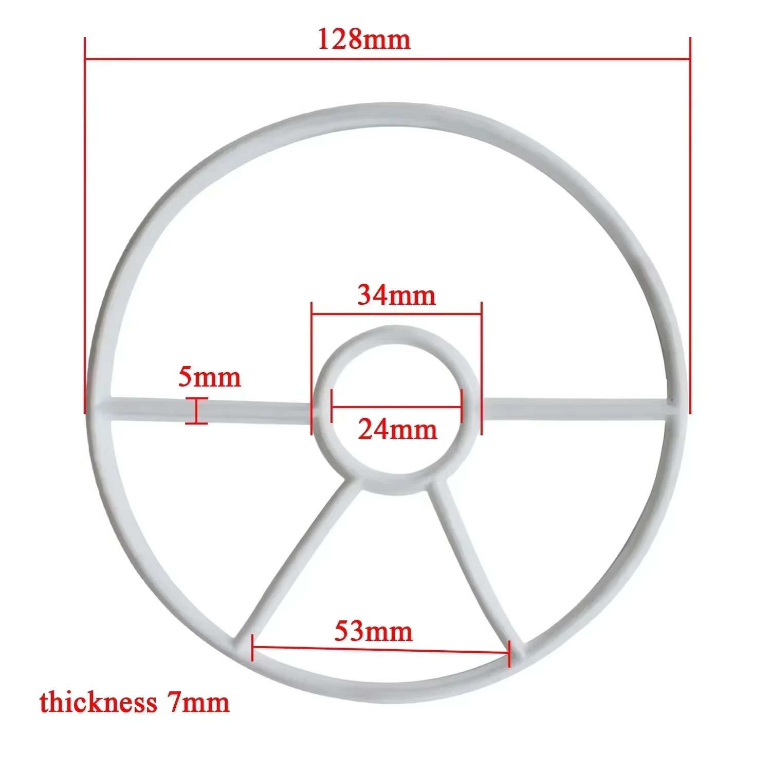 Convient pour 12.8 13.2cm 13.5 joint araignée de valve piscine filtre à sable pièces de rechange vanne de dérivation