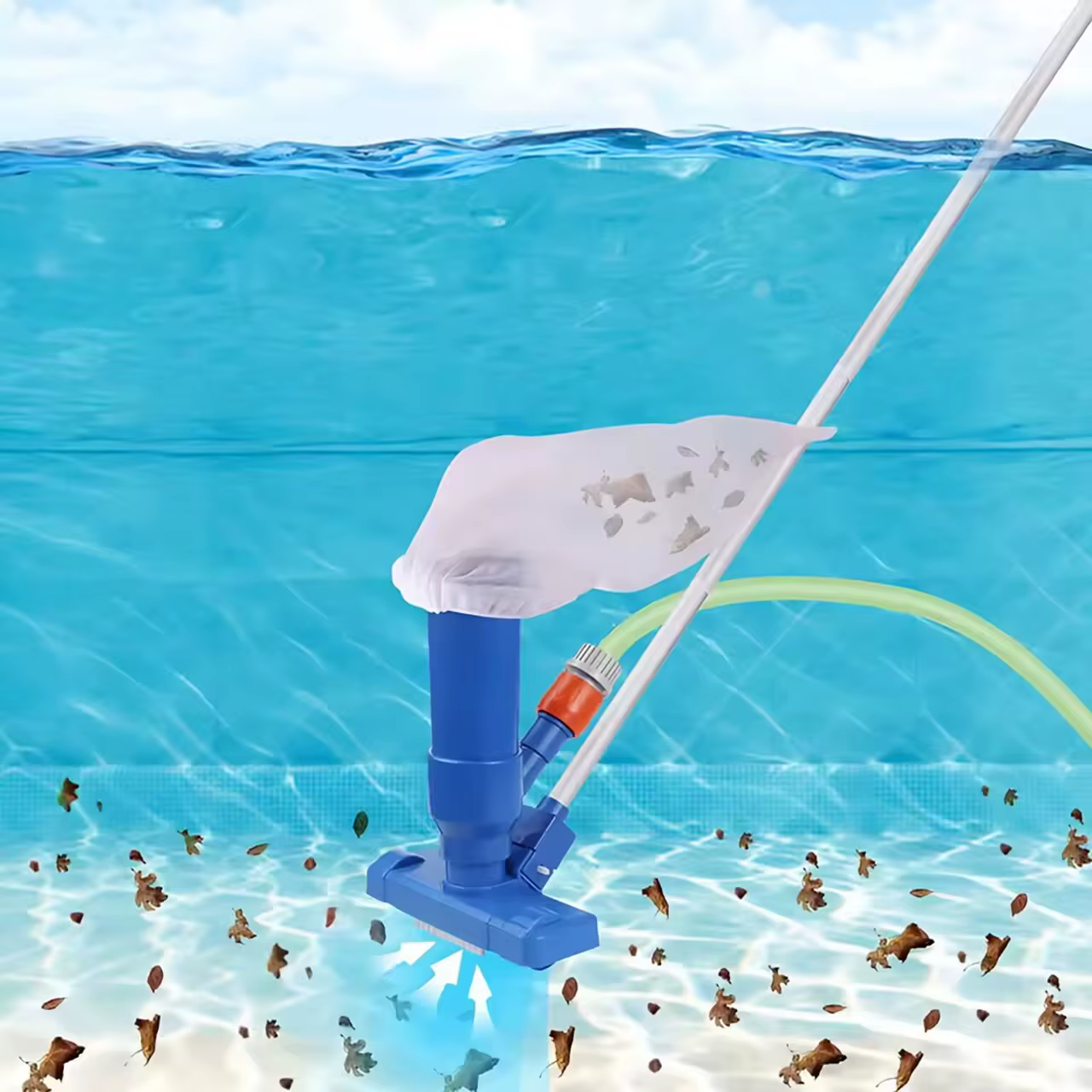 Aspirateur de piscine, nettoyage rapide pour piscines creusées/hors sol