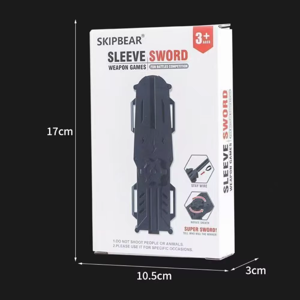Jouet Invisible à lame cachée Ninja rétractable, jeu de rôle en plastique Durable et accessoires d'activité à thème, équipement Ninja, jouet anti-Stress