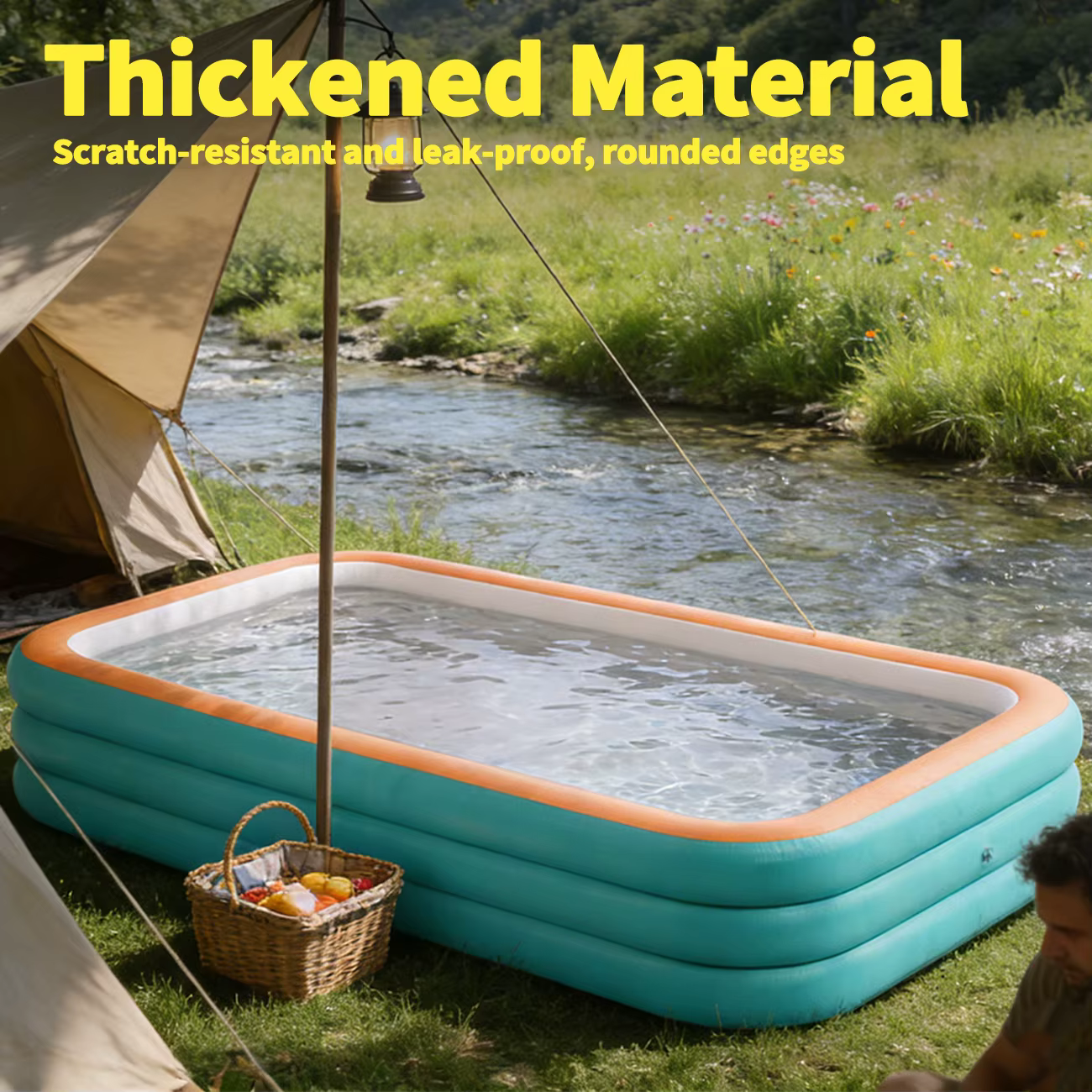 Piscine gonflable durable pour toute la famille