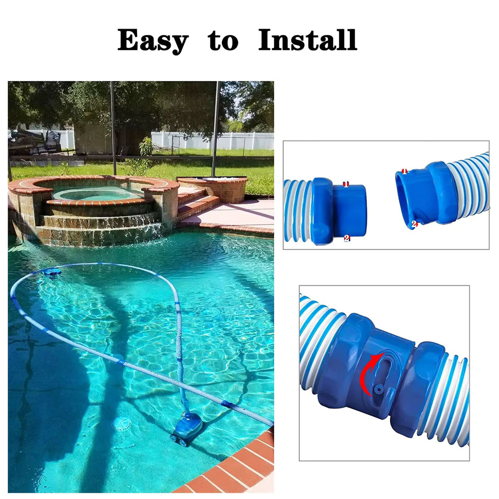 Tuyau de nettoyage de piscine