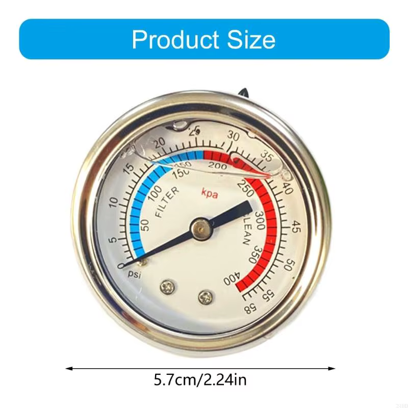 Manomètre haute précision pour système Filtration piscine