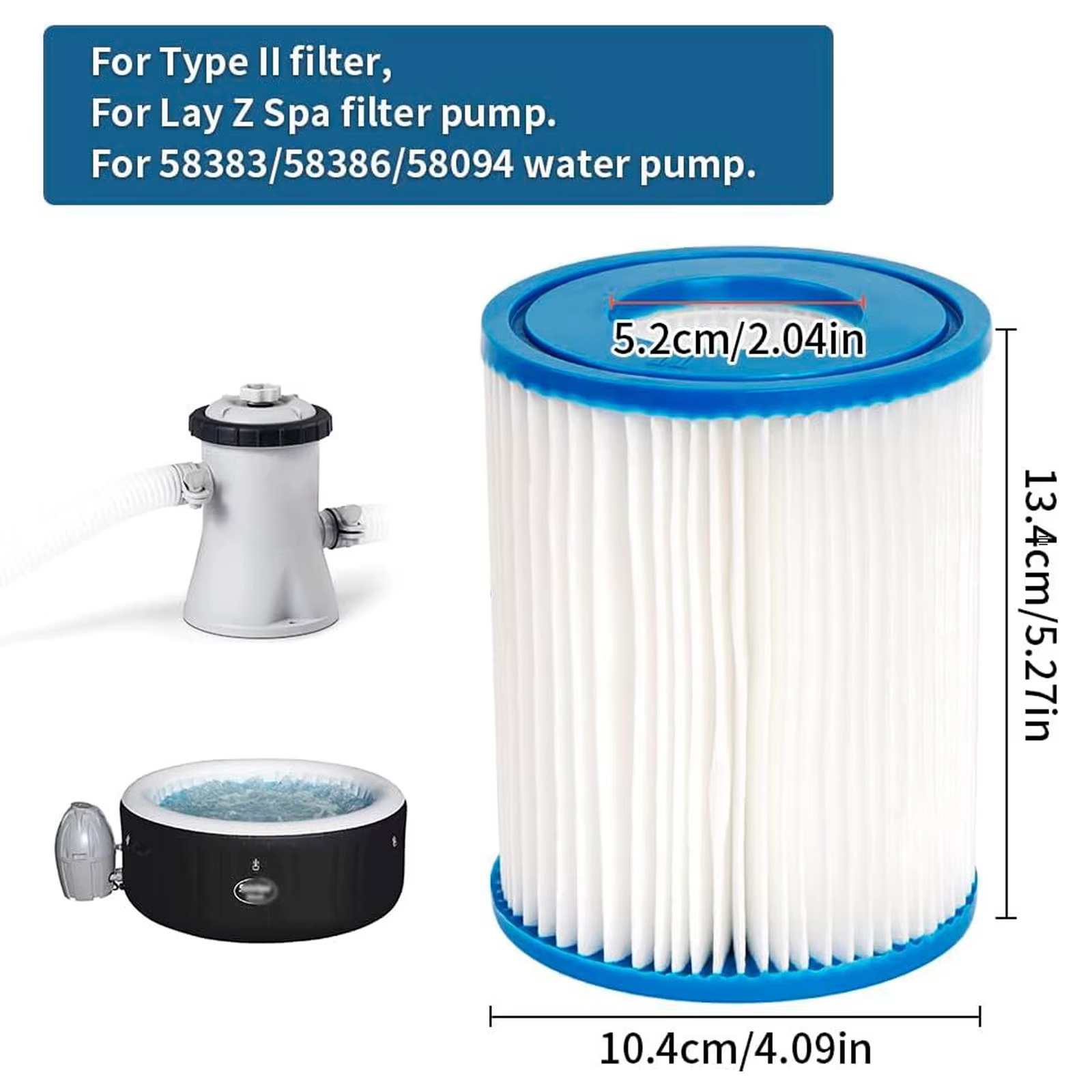 Élément filtrant pour pompe de piscine