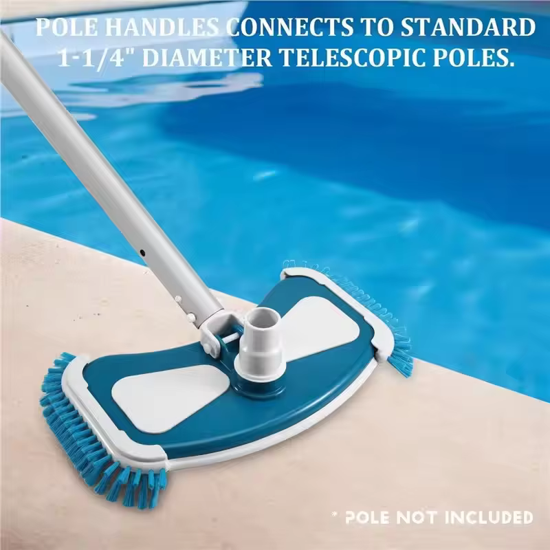 Tête d'aspirateur avec brosses latérales