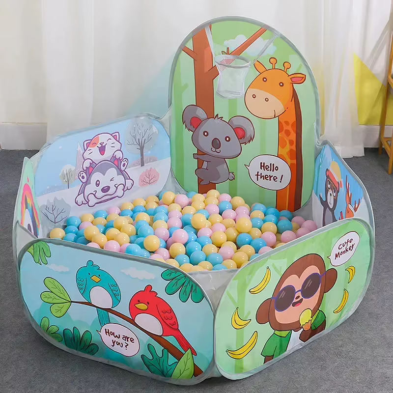 Piscine de bain extérieure portable pour enfants (120 cm) - Baignoire de jeu d'eau pour bébé