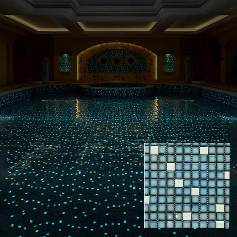 Carreaux de mosaïque de piscine Shoous en céramique structurels ente