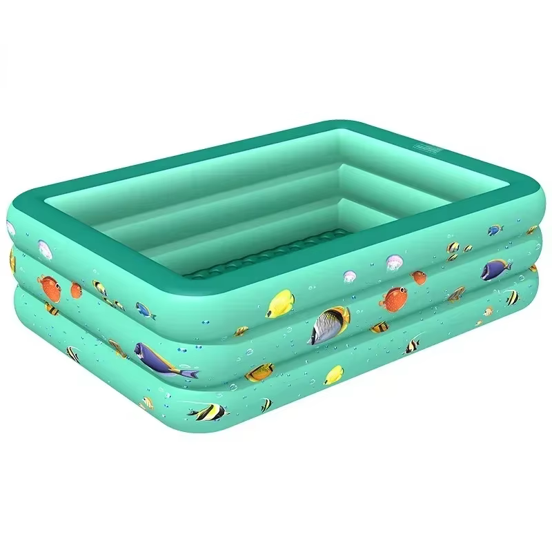 Grande piscine gonflable rectangulaire de 3 à 130cm
