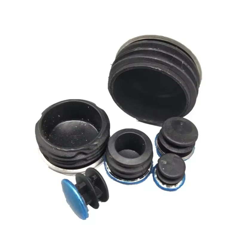 Bouchons de tuyaux ronds en acier inoxydable, embouts d'obturation, bouchons d'insertion, accessoires de meubles, diamètre 16 20 22 25 40 50 60mm