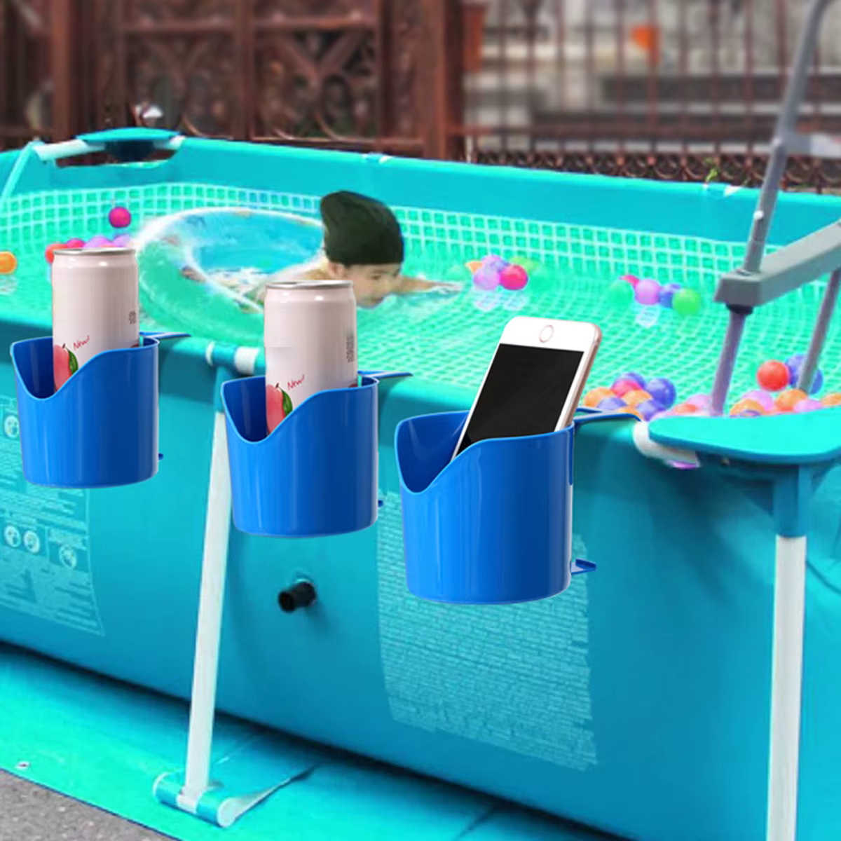 Support de rangement pour piscine