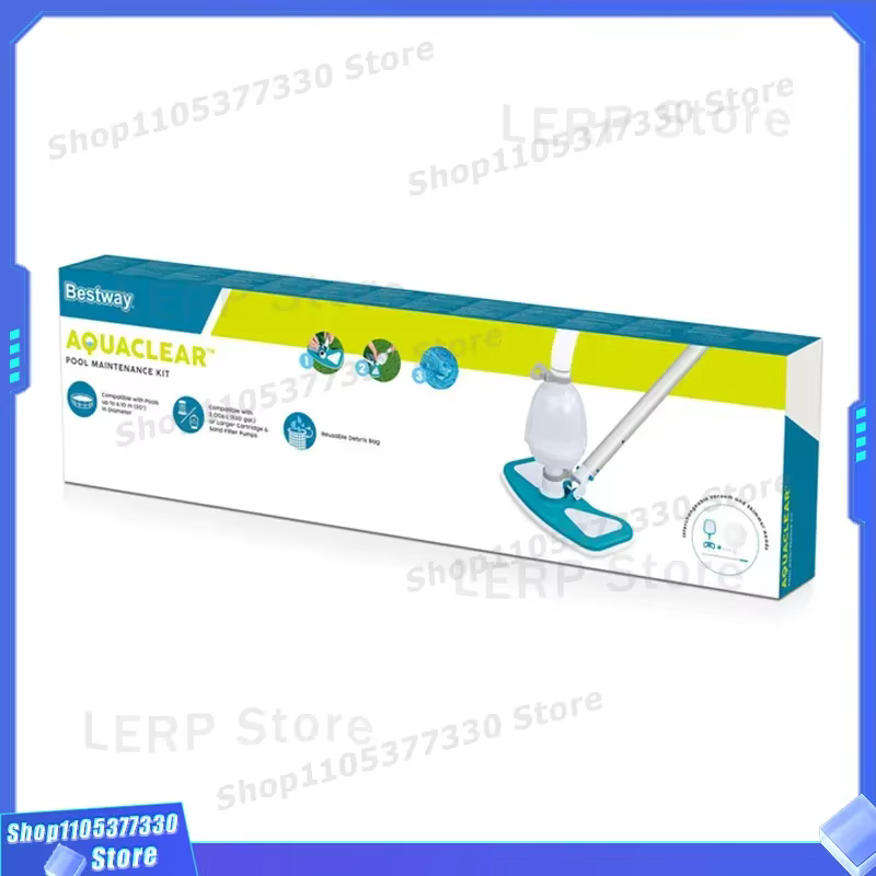 Ensemble de nettoyage de piscine Bestway 58234 avec filet de pêche pour l'entretien