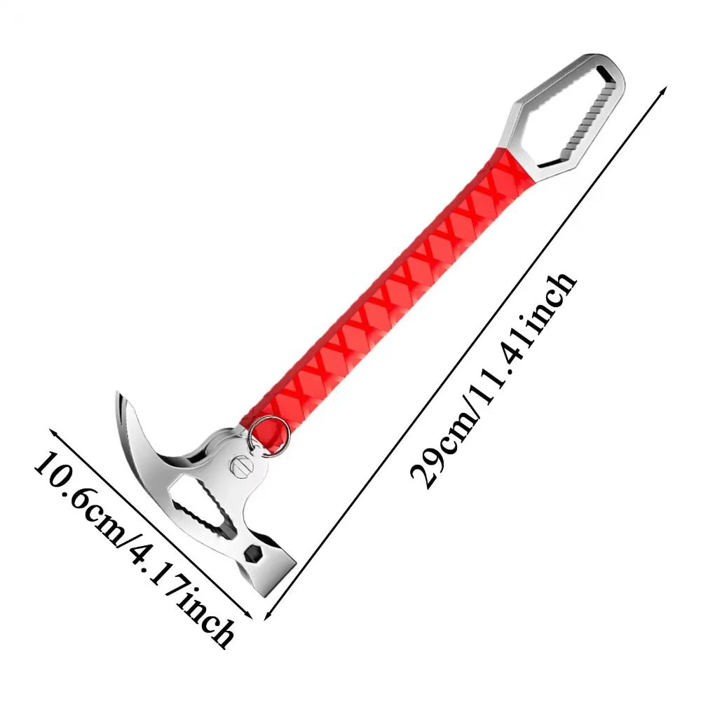 Marteau de forge en acier à haute teneur en carbone, épaissi, avec manche ergonomique, marteau de menuiserie durable, absorbant les chocs