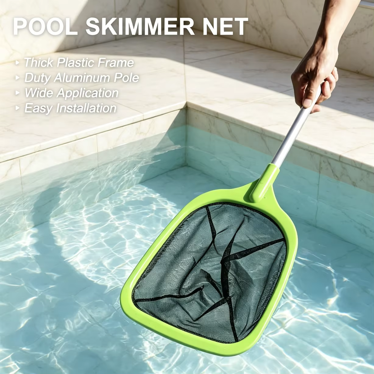 Épuisette à débris fins pour piscine