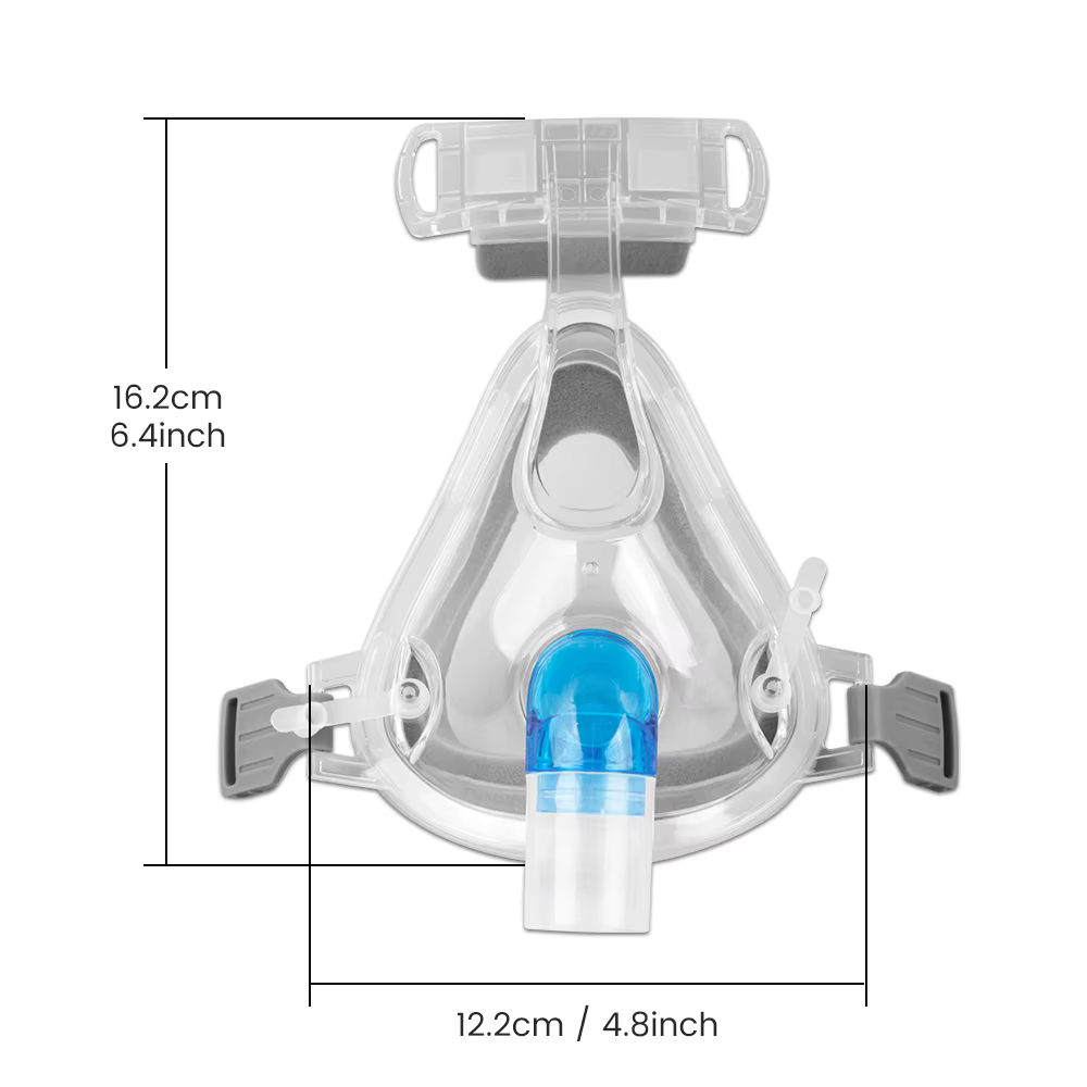Masque CPAP pour apnée CPAP, Machine respiratoire automatique, masque facial complet pour sommeil, avec couvre-chef, accessoires de respirateur Anti-ronflement