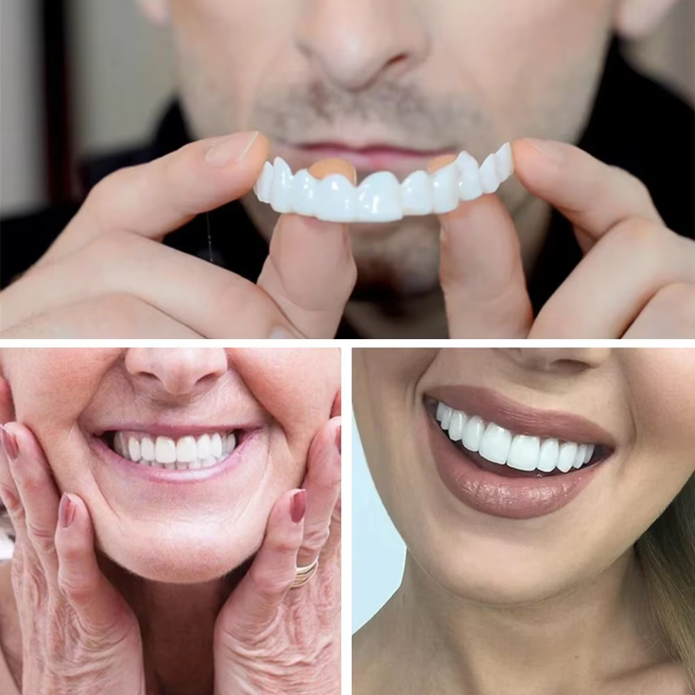 Solution temporaire pour la mauvaise haleine, placages dentaires réutilisables, sourire instantané, blanchiment, aide à réduire la mauvaise haleine H2931