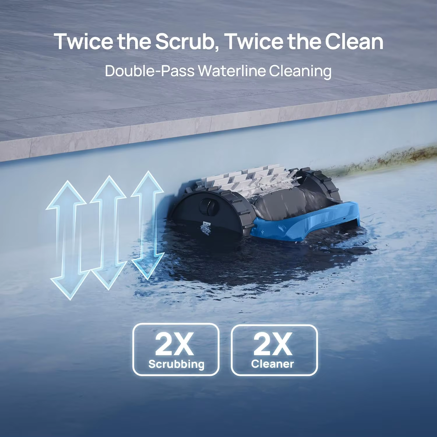 Nouveau robot aspirateur de piscine sans fil NewBeatbot AquaSense 2
