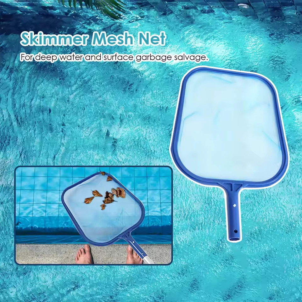 Épuisette à filet pour piscine