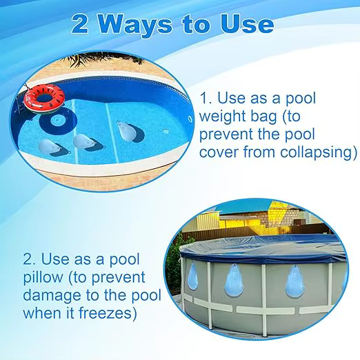 Poids de couverture de piscine 23 x 34 cm