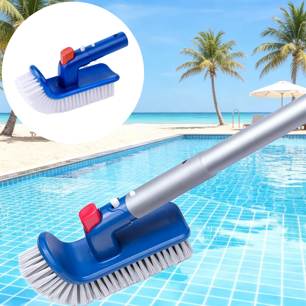 Brosse de nettoyage pour robots nettoyeurs de piscine