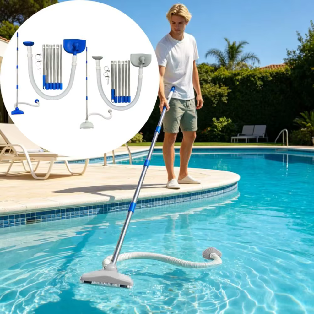 Aspirateur de piscine portatif à aspiration automatique pour piscine et patio