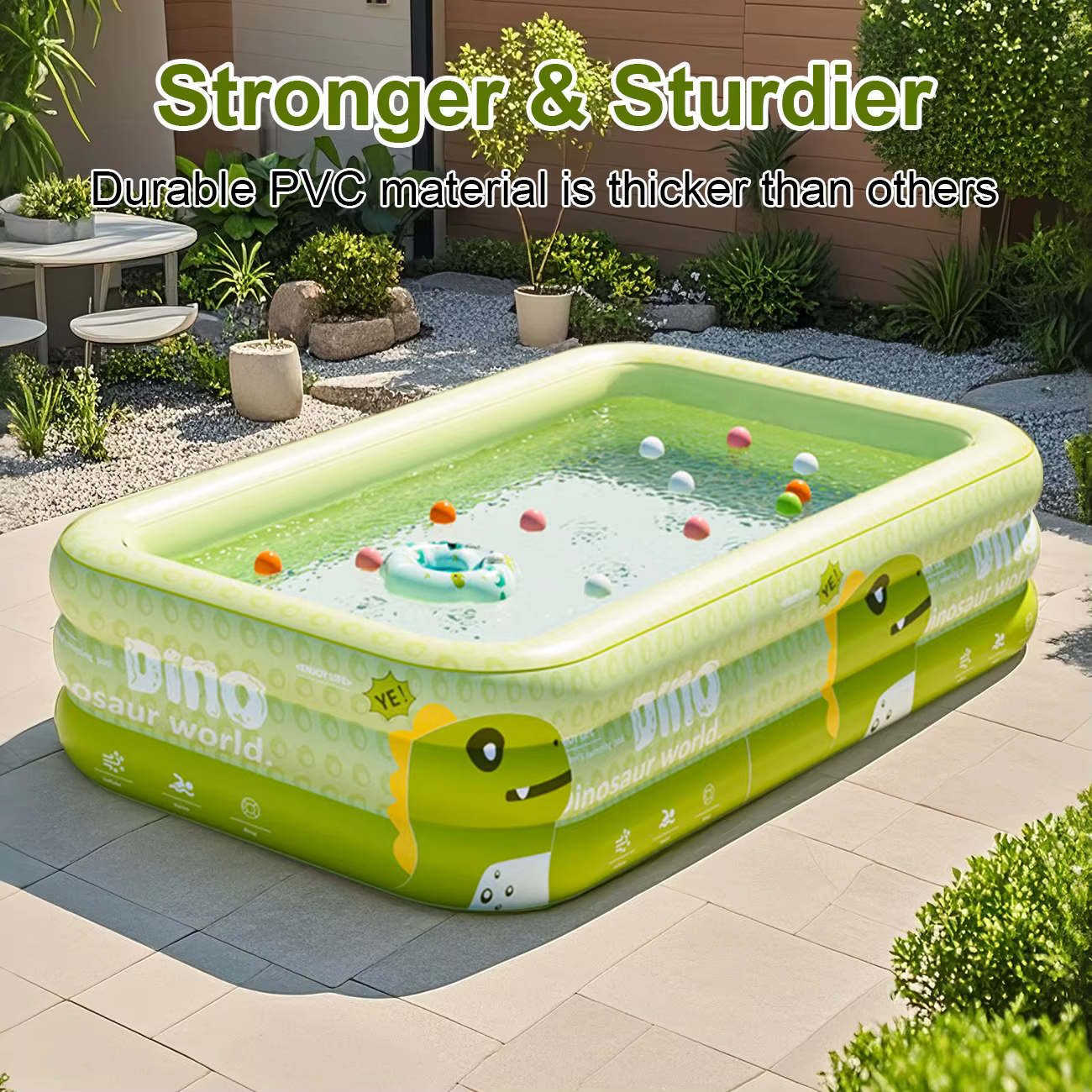 Grande piscine gonflable 1 pièce