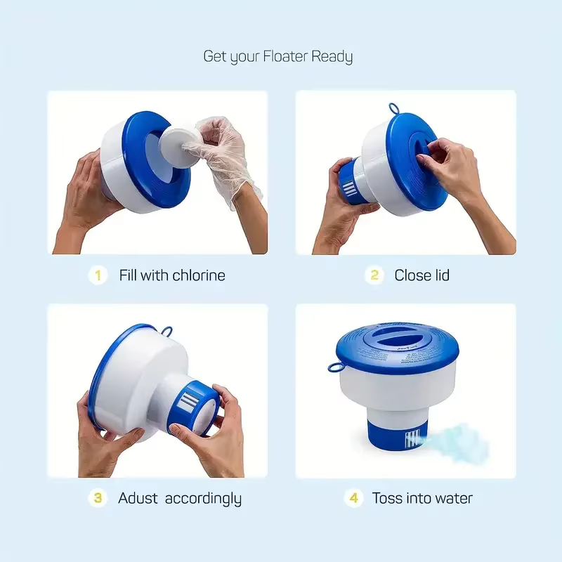Distributeur flottant de chlore pour piscine