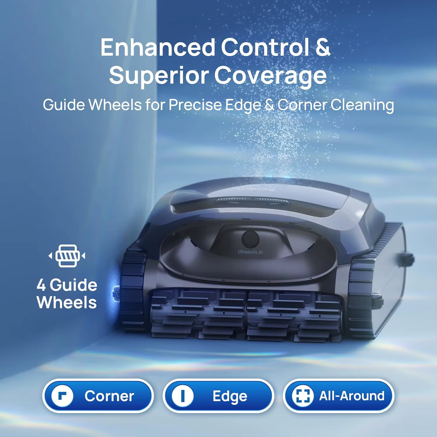 Nouveau robot aspirateur de piscine sans fil NewBeatbot AquaSense 2