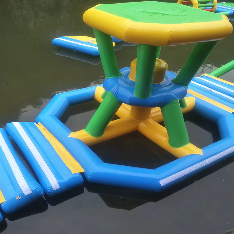 Toboggan gonflable de piscine d'eau de haute qualité