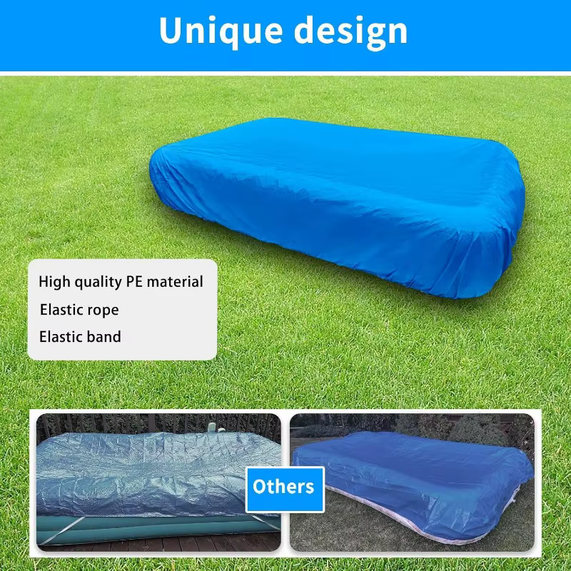 Couverture de piscine rectangulaire gonflable 103x69 pouces