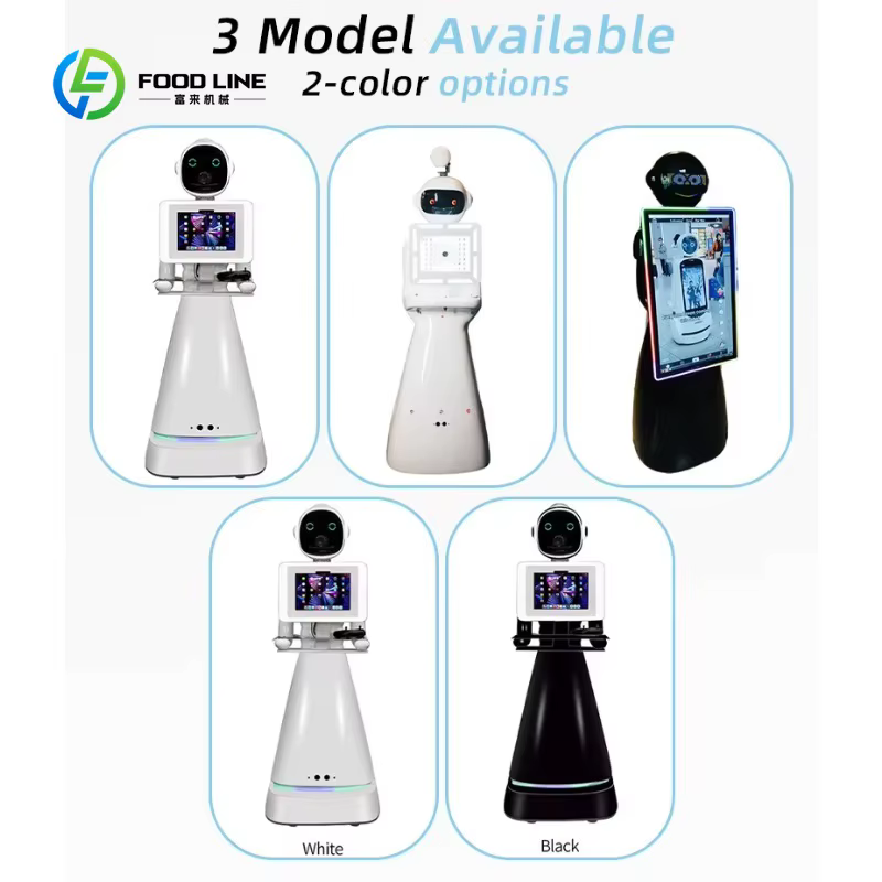 Robot photo interactif automatique humanoïde blanc personnalisé pour les mariages, les fêtes et les événements commerciaux