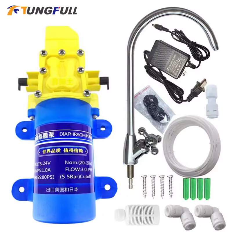 Purificateur d'eau pompe auto-amorçante DC 24 V 30 W/40 W