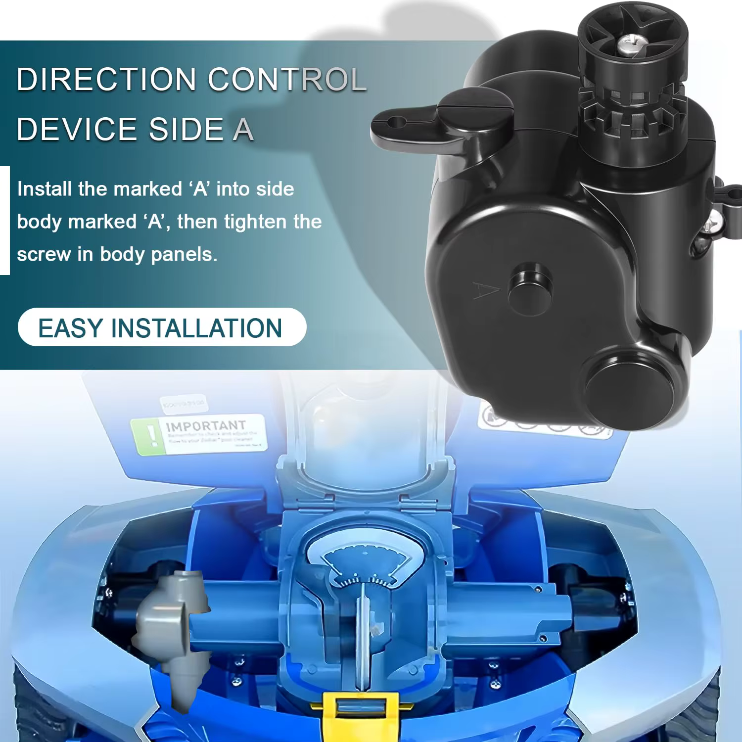 R R 0524700 Dispositif de contrôle de Direction latéral pour Zodiac Baracuda MX8 MX8 Elite