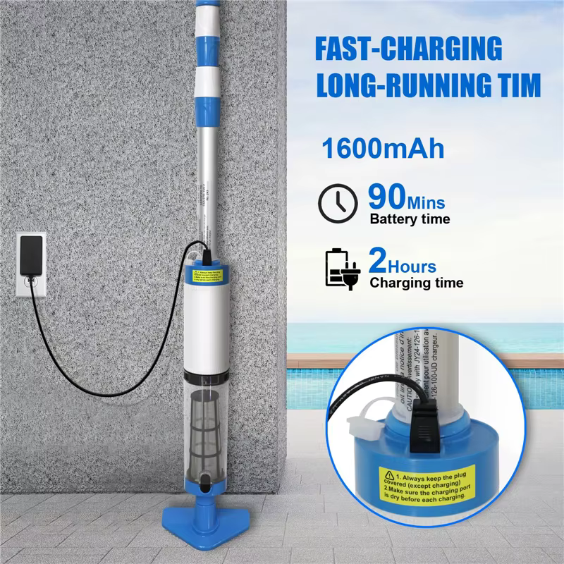 Aspirateur de piscine portatif Rechargeable sans fil 3 en 1