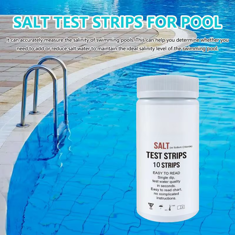 Bandelettes de Test de sel de piscine