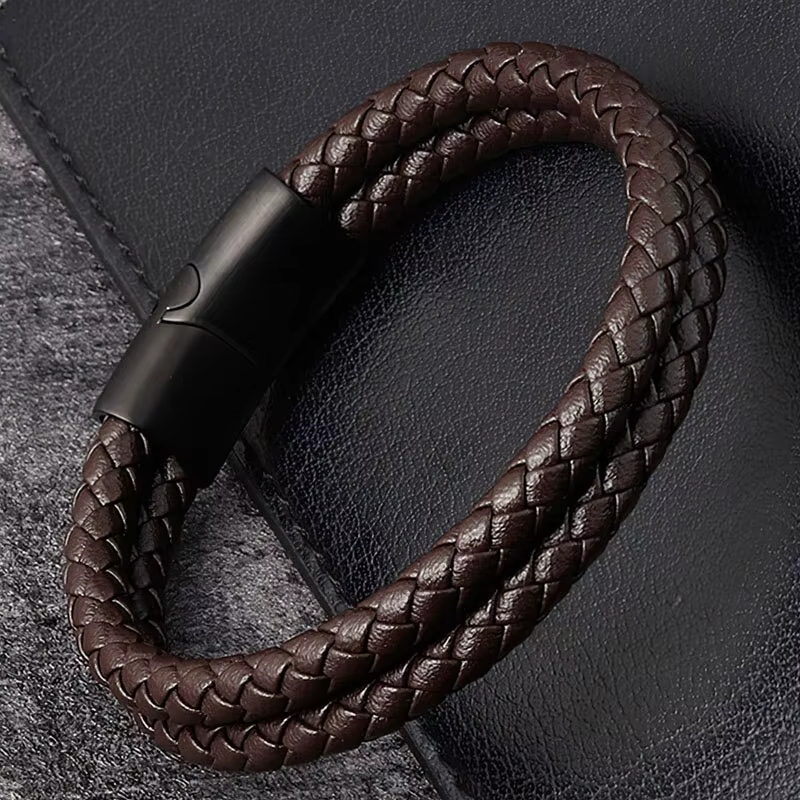 Bracelets en acier inoxydable pour hommes, bijoux, ULtressée, chimleather