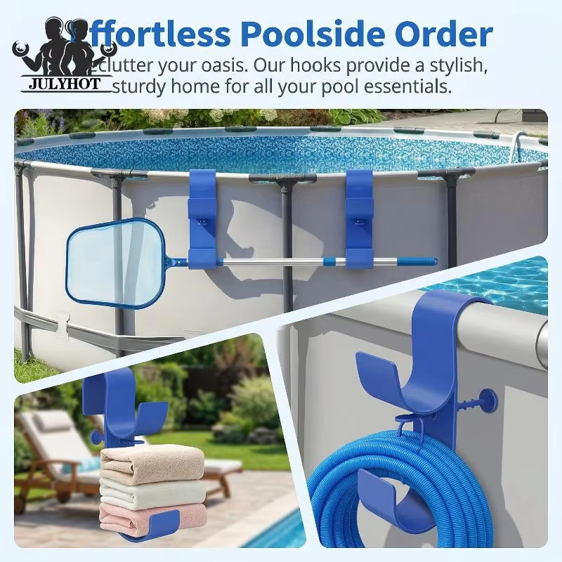 Support de poteau de piscine réglable pour piscines hors sol