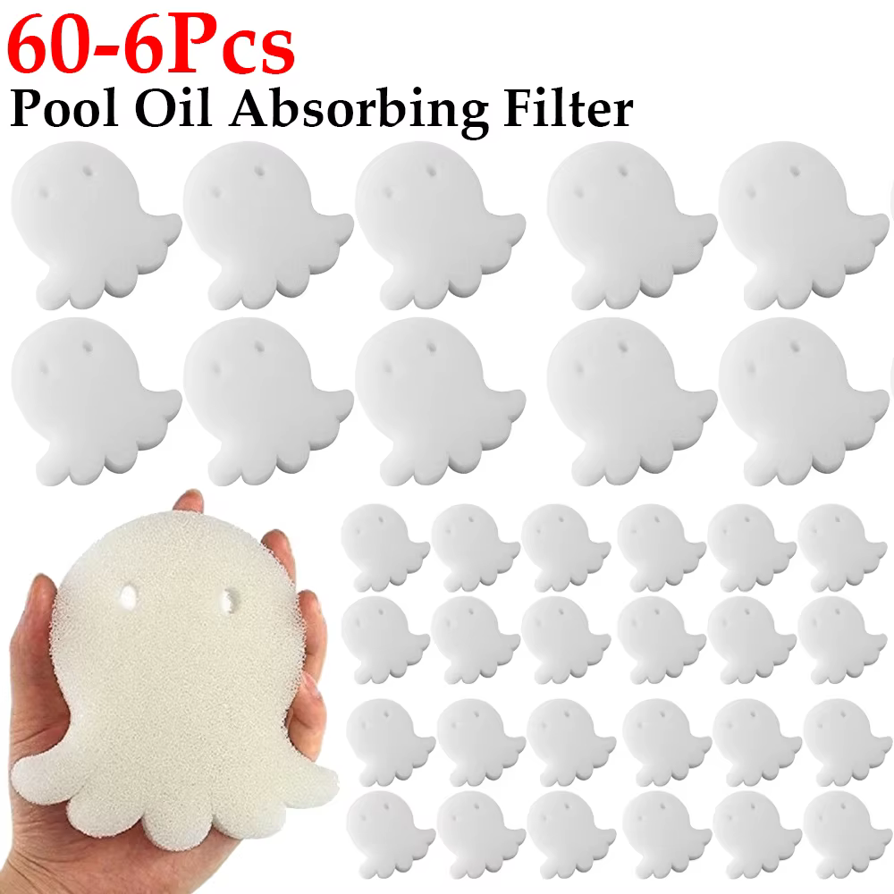 Filtre absorbant l'huile de poulpe pour piscine