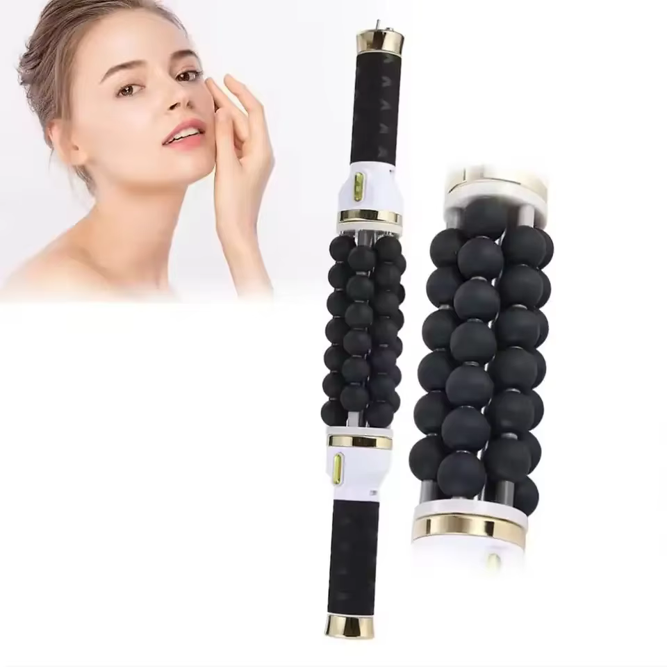 Rouleau de perles de réduction de la Cellulite, Massage, Drainage lymphatique, perles roulantes, thérapie cylindrique, contour du corps, Machine d'élimination des graisses