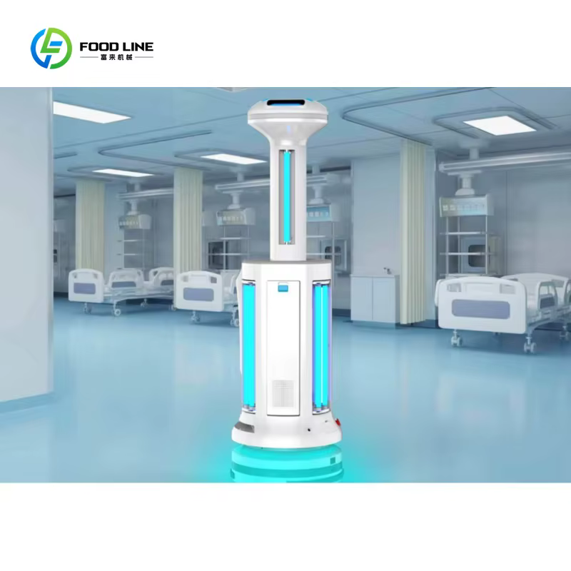 Robots de désinfection commerciaux personnalisés, nettoyage et désinfection 2 en 1, équipement de désinfection professionnel pour les lieux publics