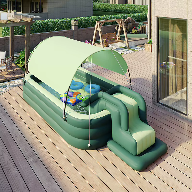 Grande piscine gonflable, parc aquatique gonflable de jardin, piscine hors sol