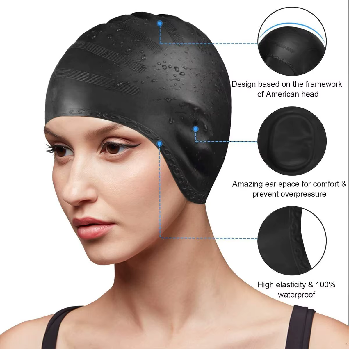 Bonnet de bain 1 pièce