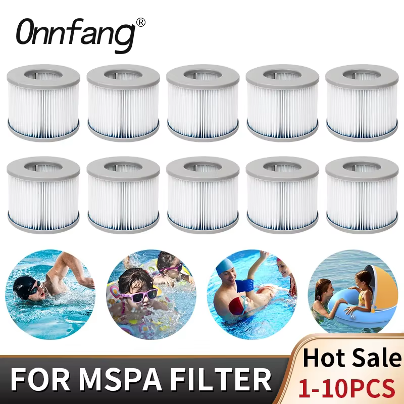 2-6 pièces pour MSPA baignoire à remous gonflable Spa bain filtre à eau cartouche pompe Kit de remplacement