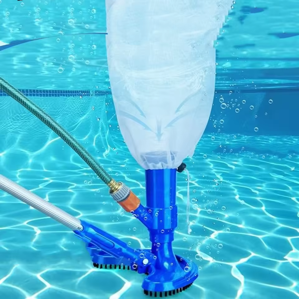 Kit d'outils de nettoyage professionnel pour piscine avec brosse