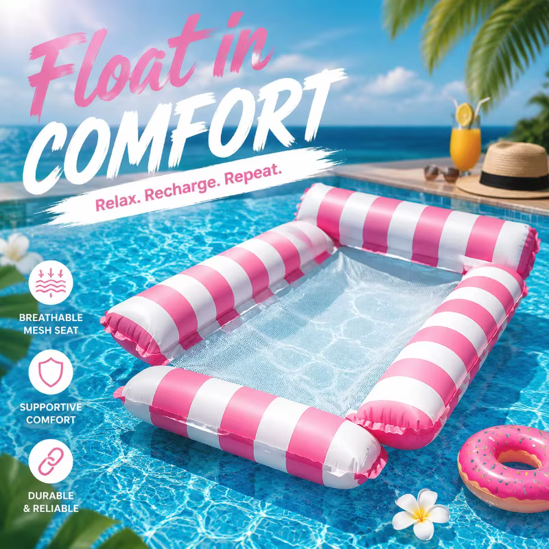 Hamac flottant pour la piscine