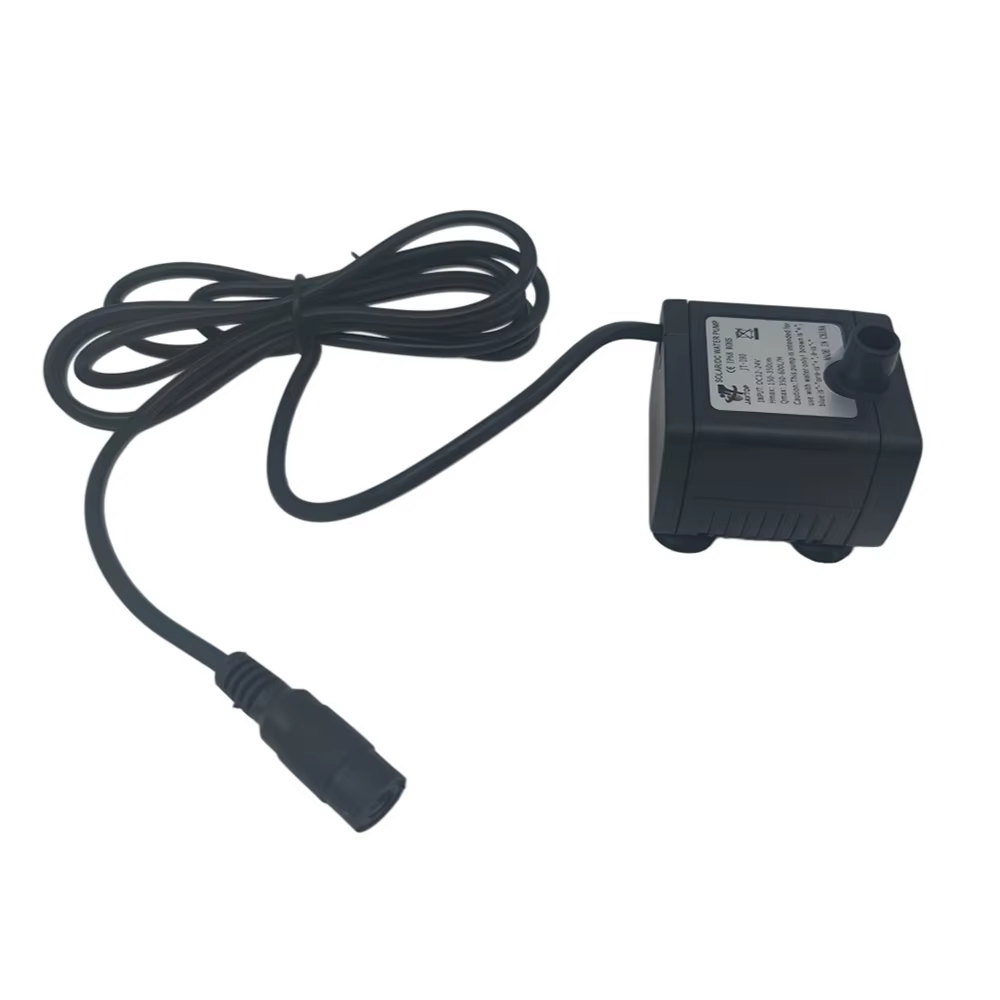 Pompe à eau submersible micro DC JT-280, moteur 12V 24V, débit max 200~650L/H
