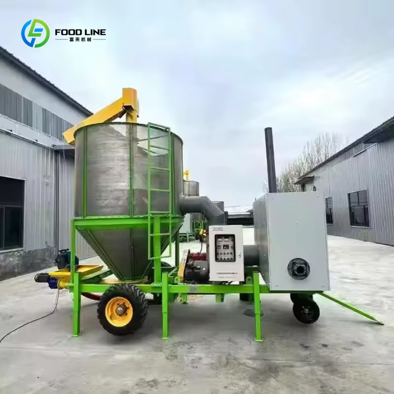 Séchoir mobile compact personnalisé pour riz paddy