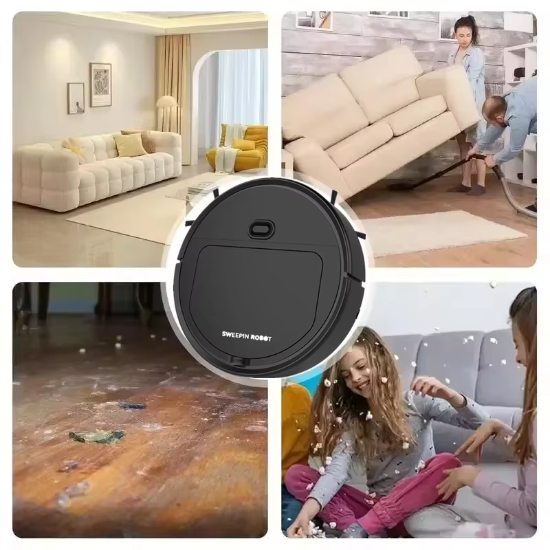 Robot entièrement automatique 3-en-1 : Nettoyage