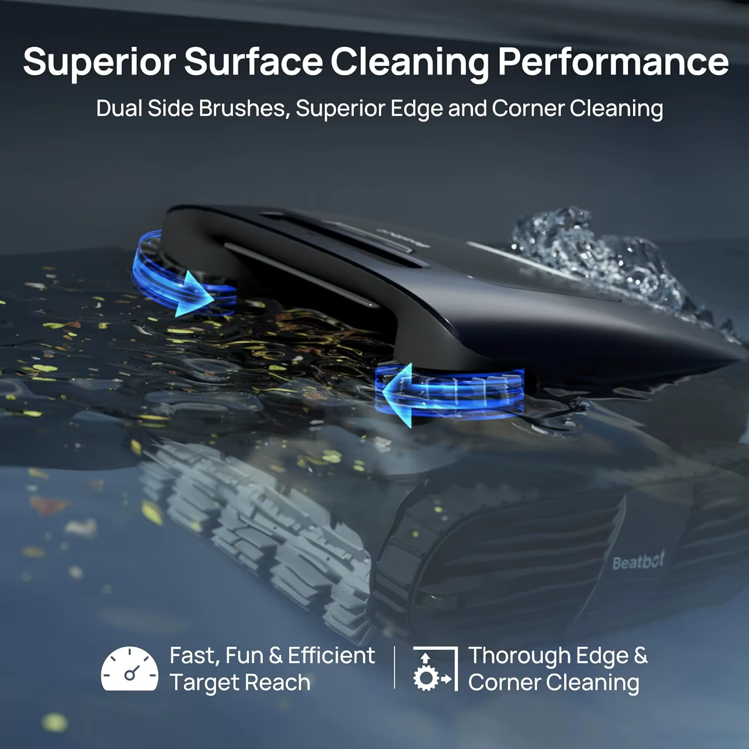 Robot aspirateur de piscine sans fil Beatbot AquaSense 2 Ultra