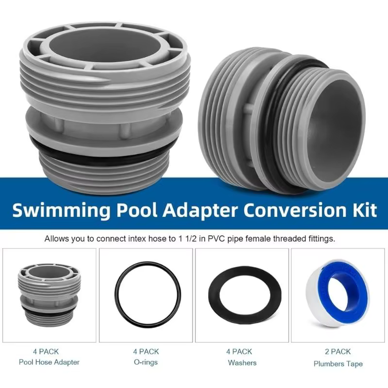 Conversion tuyau piscine 652F, convertisseur tuyau piscine hors étanche