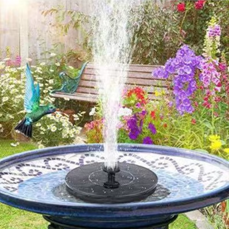 Mini fontaine d'eau solaire