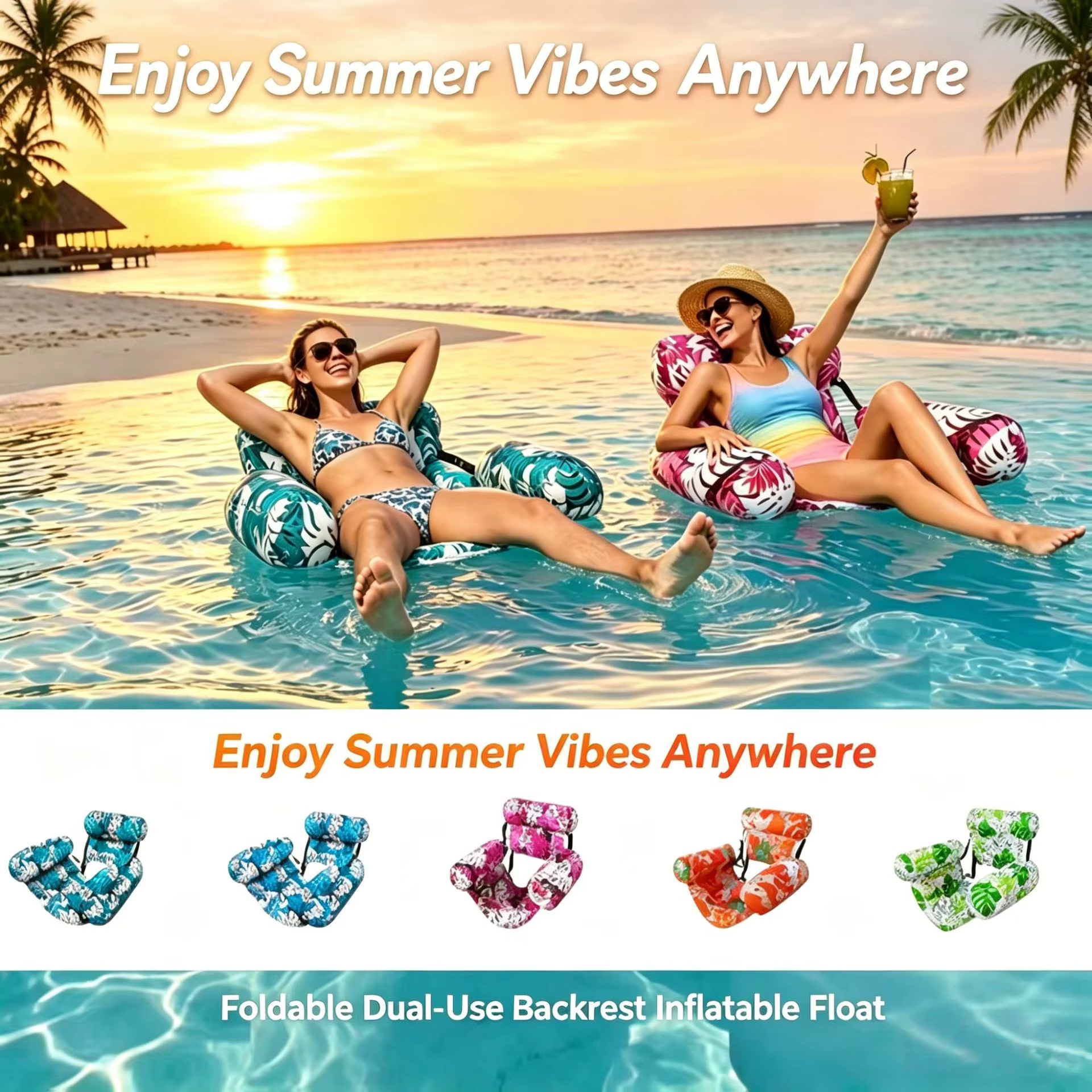 Chaises flottantes gonflables pour adultes